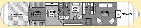 Barge Colibri Floorplan