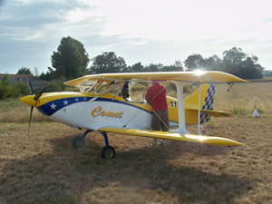 Pascal's Vintage Biplane - Comet